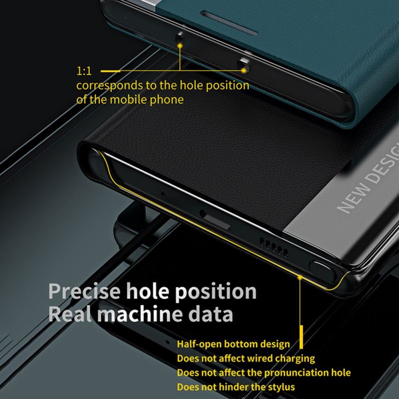 Capa De Celular Para Samsung Galaxy M12 / A12 Flip Couro Sintético