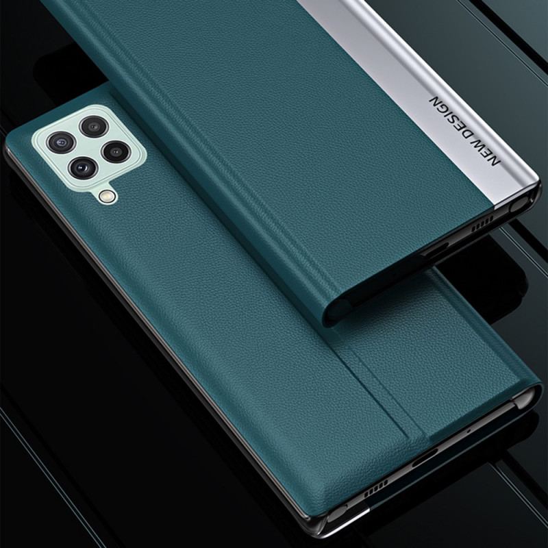 Capa De Celular Para Samsung Galaxy M12 / A12 Flip Couro Sintético