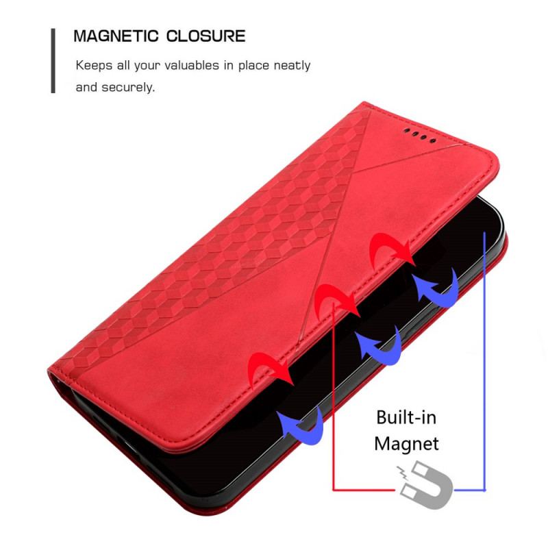 Capa De Celular Para Samsung Galaxy M12 / A12 Flip Efeito Geocouro