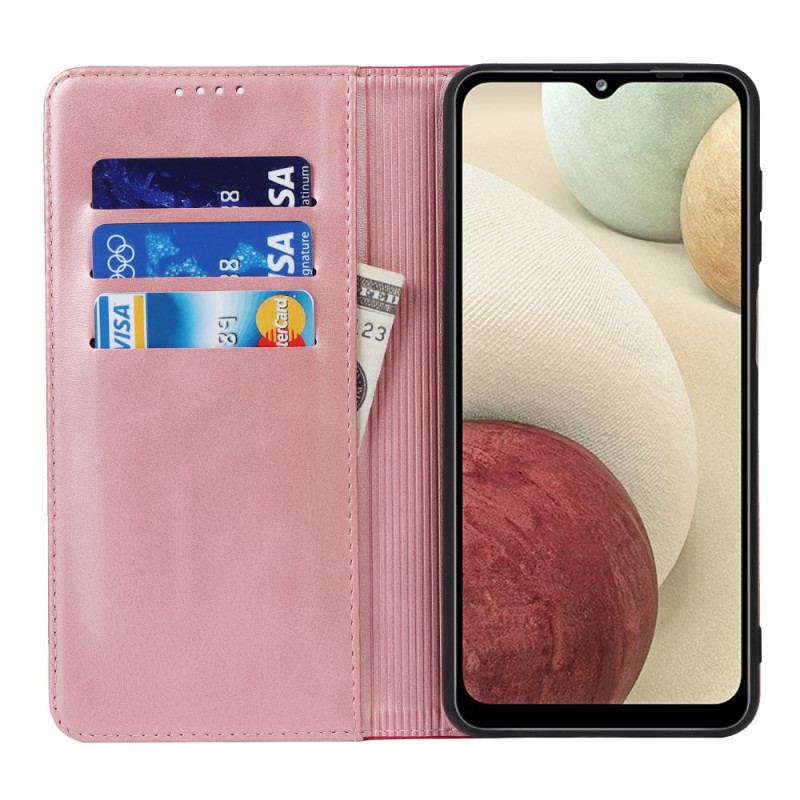 Capa De Celular Para Samsung Galaxy M12 / A12 Flip Estilo De Couro De Dois Tons