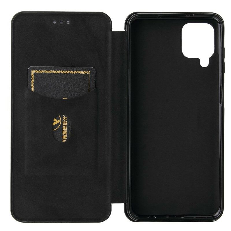 Capa De Celular Para Samsung Galaxy M12 / A12 Flip /fibra De Carbono