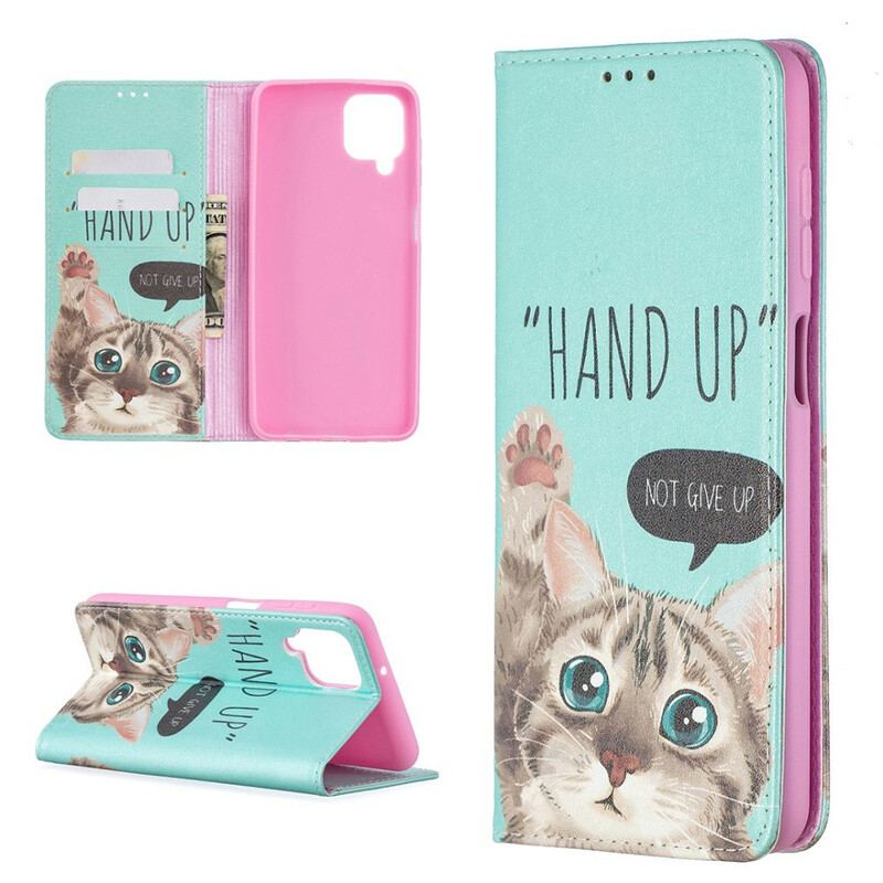 Capa De Celular Para Samsung Galaxy M12 / A12 Flip Hand-up