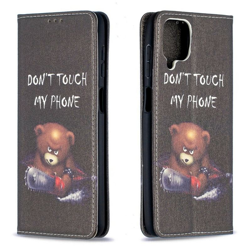 Capa De Celular Para Samsung Galaxy M12 / A12 Flip Urso Perigoso