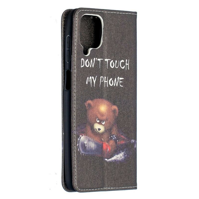 Capa De Celular Para Samsung Galaxy M12 / A12 Flip Urso Perigoso