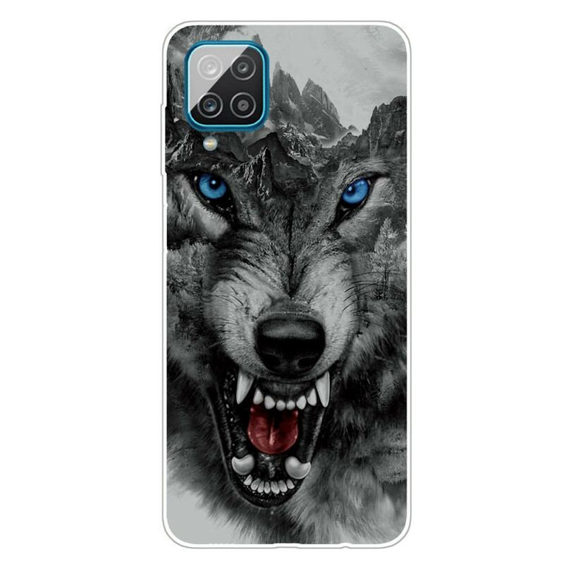 Capa De Celular Para Samsung Galaxy M12 / A12 Lobo Sublime