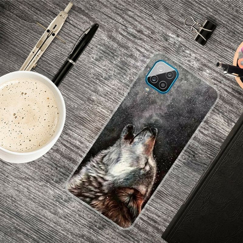 Capa De Celular Para Samsung Galaxy M12 / A12 Lobo Sublime