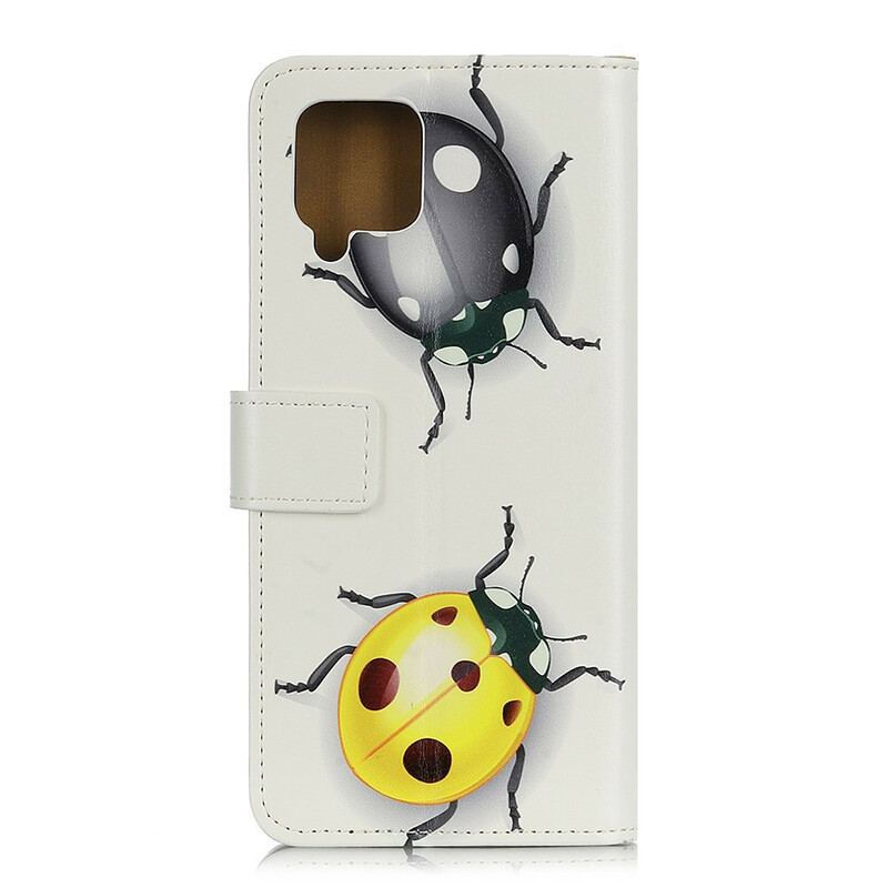 Capa De Couro Para Samsung Galaxy M12 / A12 Joaninha