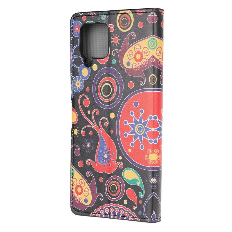 Capa Flip Para Samsung Galaxy M12 / A12 Design Da Galáxia