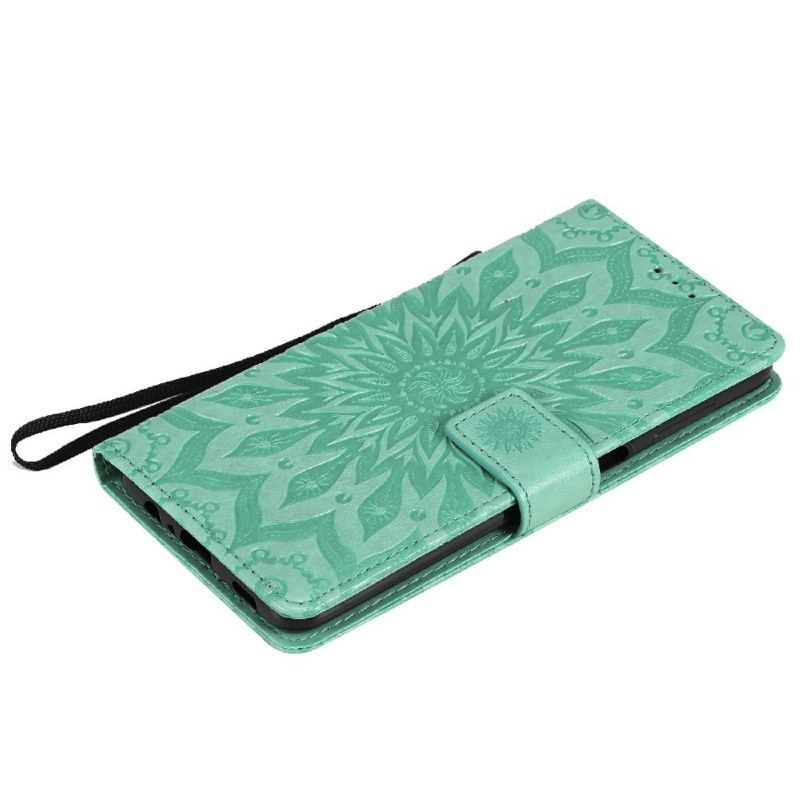 Capa Flip Para Samsung Galaxy M12 / A12 Flor Do Sol