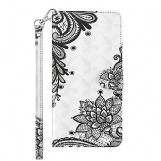 Capa Flip Para Samsung Galaxy M12 / A12 Renda Chique