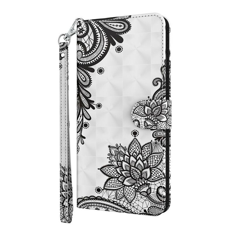 Capa Flip Para Samsung Galaxy M12 / A12 Renda Chique