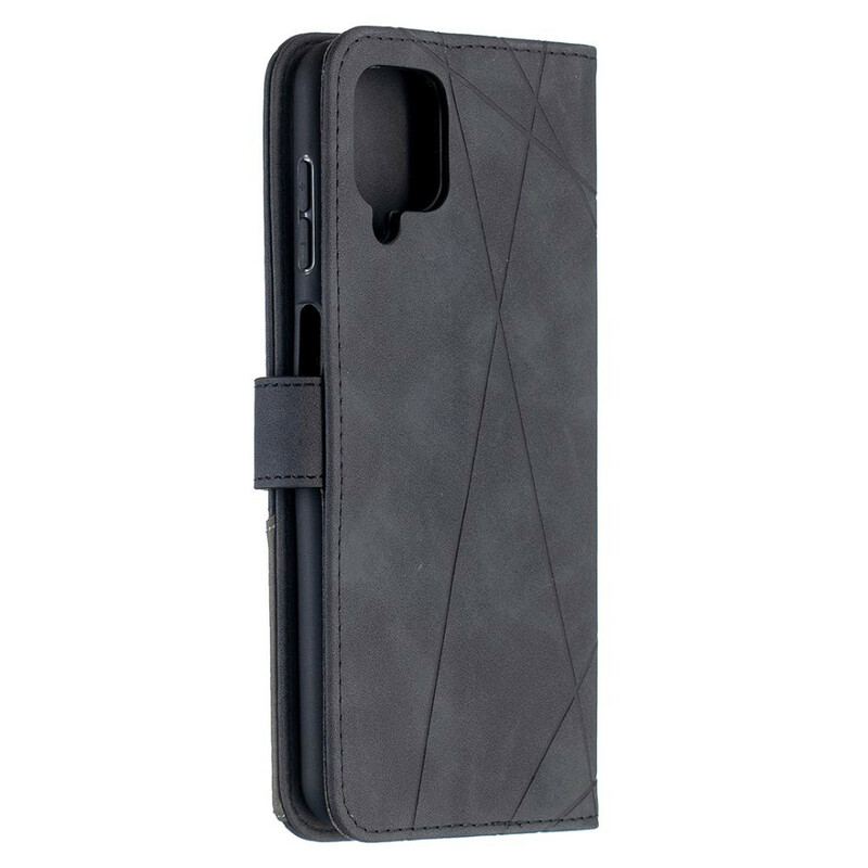 Capa Flip Para Samsung Galaxy M12 / A12 Triângulos De Cores Binfen