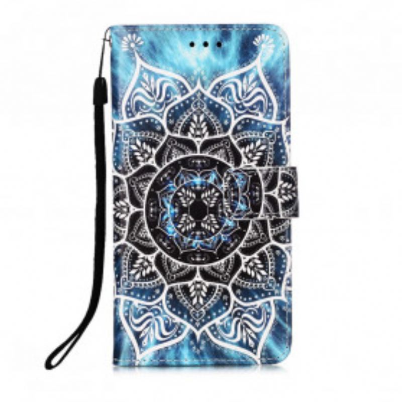 Capa Folio Para Samsung Galaxy M12 / A12 Mandala No Céu