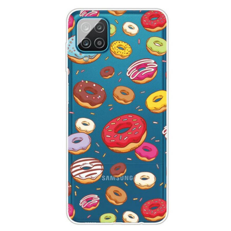 Capa Para Samsung Galaxy M12 / A12 Amo Rosquinhas