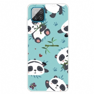 Capa Para Samsung Galaxy M12 / A12 Bando De Pandas