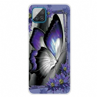 Capa Para Samsung Galaxy M12 / A12 Borboleta Real