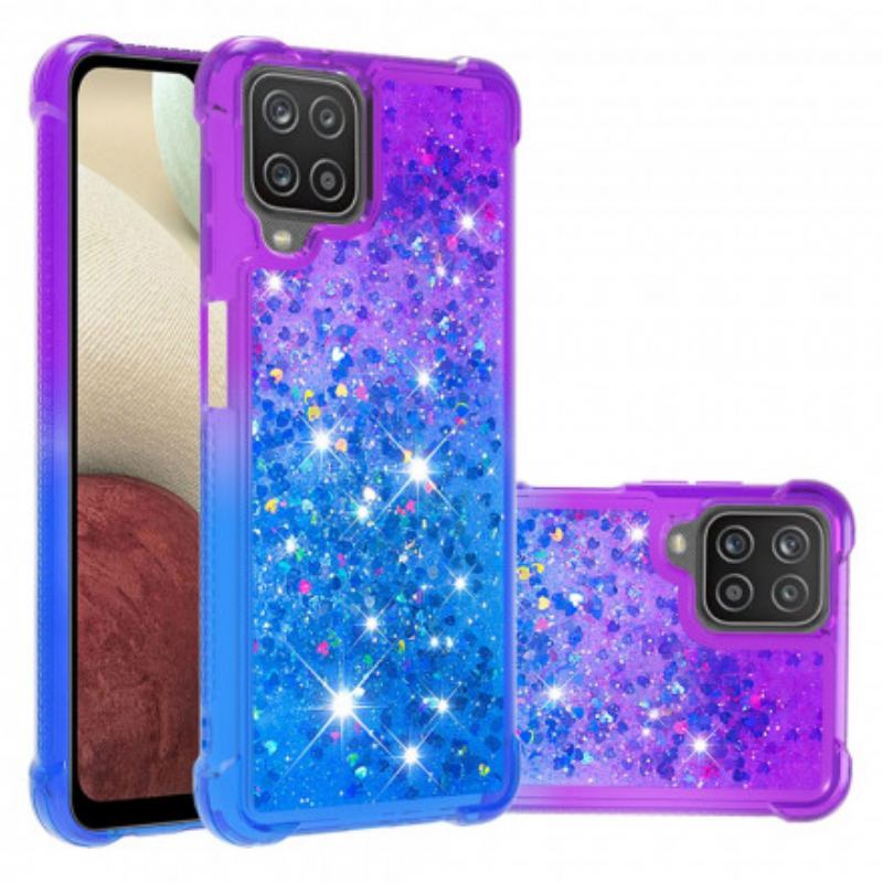 Capa Para Samsung Galaxy M12 / A12 Cores De Lantejoulas