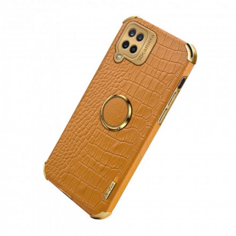 Capa Para Samsung Galaxy M12 / A12 Couro Falso Com Suporte De Anel