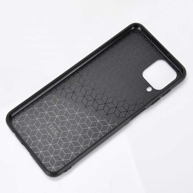 Capa Para Samsung Galaxy M12 / A12 Efeito Couro Couture