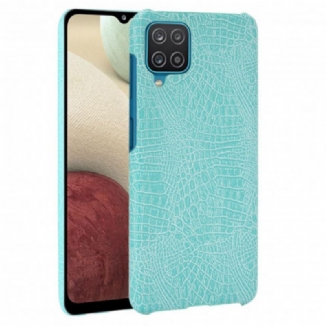 Capa Para Samsung Galaxy M12 / A12 Efeito Pele De Crocodilo