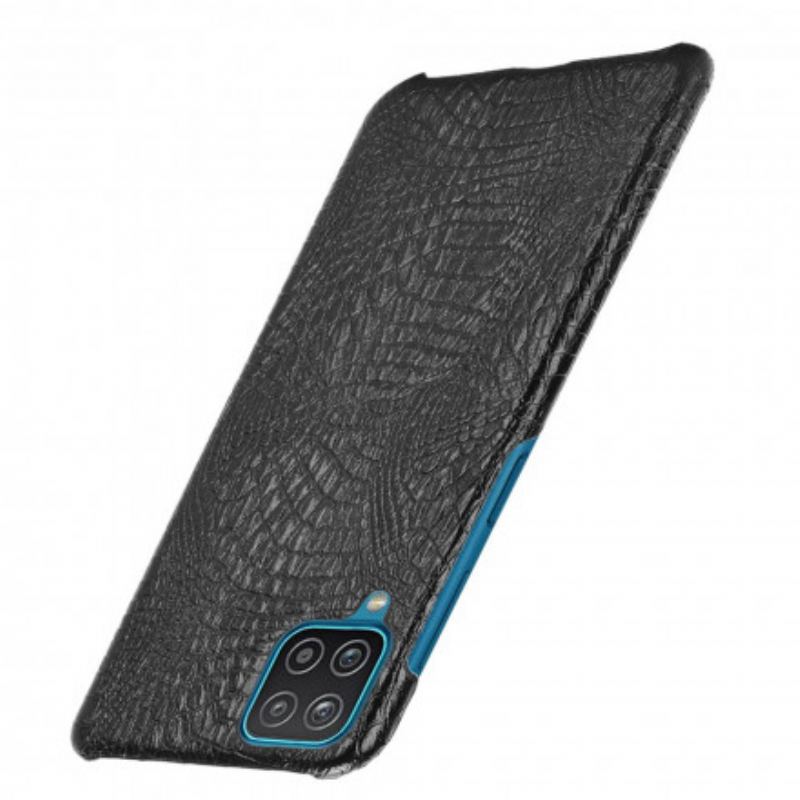 Capa Para Samsung Galaxy M12 / A12 Efeito Pele De Crocodilo