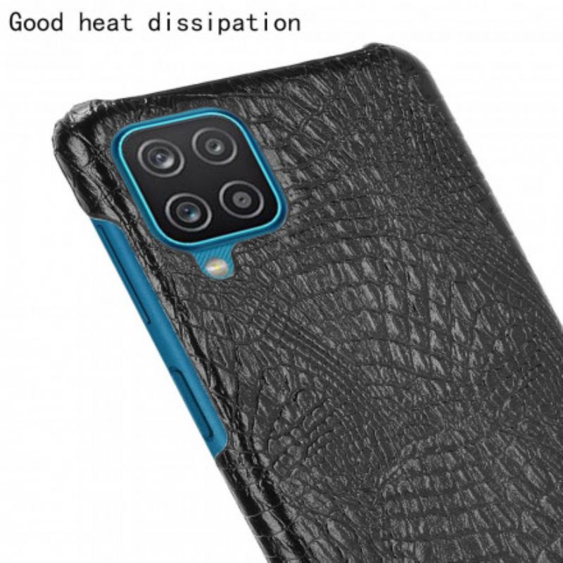 Capa Para Samsung Galaxy M12 / A12 Efeito Pele De Crocodilo