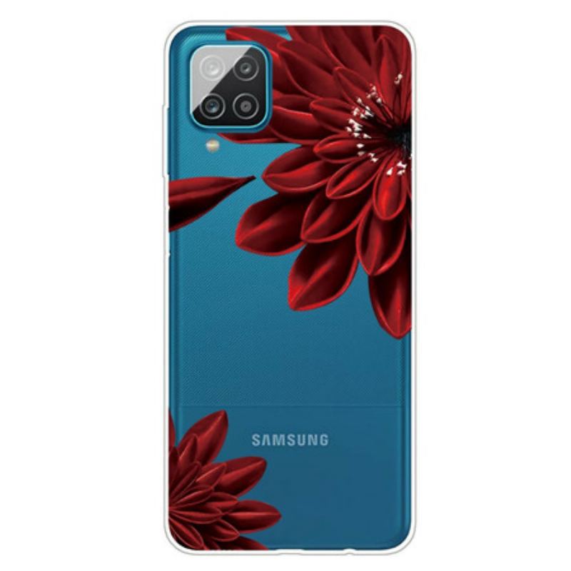 Capa Para Samsung Galaxy M12 / A12 Flores Silvestres