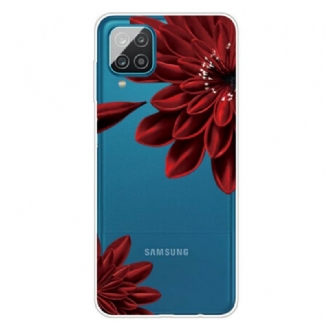 Capa Para Samsung Galaxy M12 / A12 Flores Silvestres