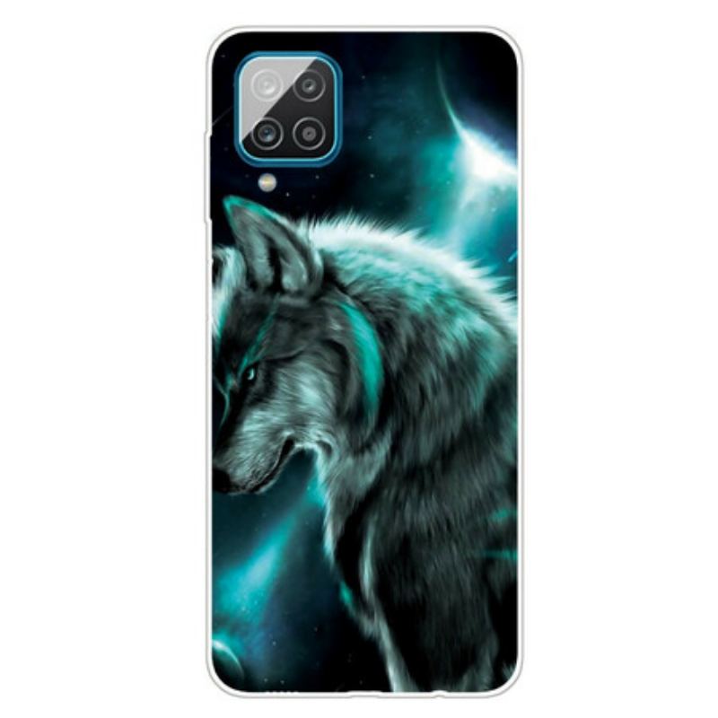 Capa Para Samsung Galaxy M12 / A12 Lobo Real