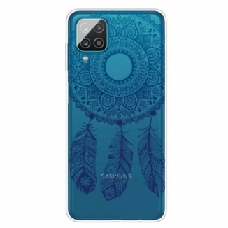 Capa Para Samsung Galaxy M12 / A12 Mandala De Flor Única