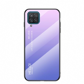 Capa Para Samsung Galaxy M12 / A12 Olá Vidro Temperado