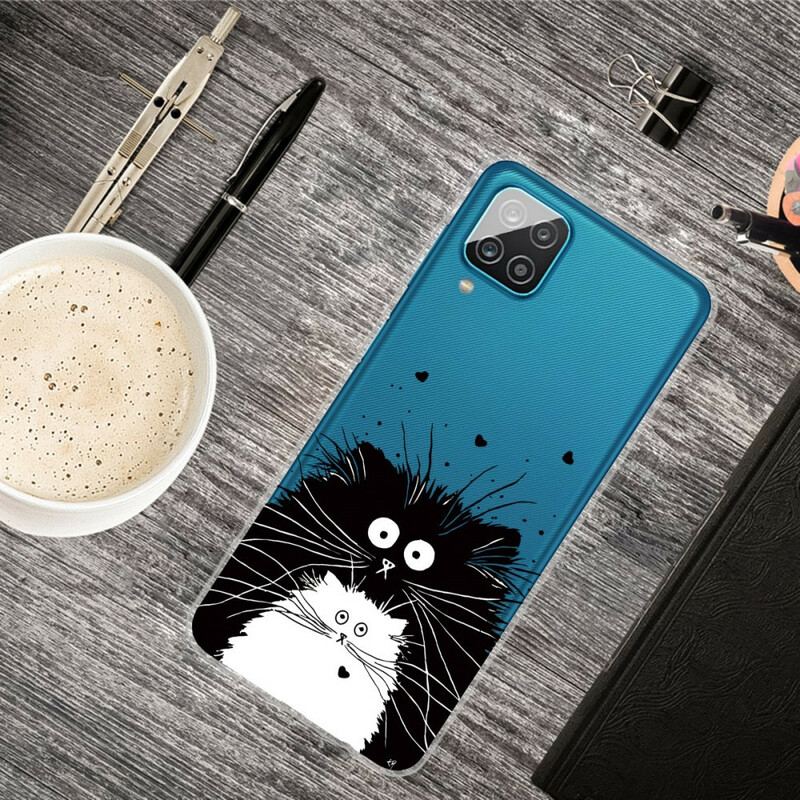 Capa Para Samsung Galaxy M12 / A12 Olha Os Gatos