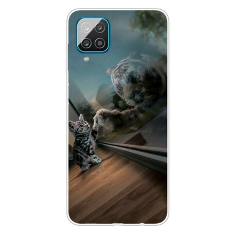 Capa Para Samsung Galaxy M12 / A12 Sonho De Gatinho