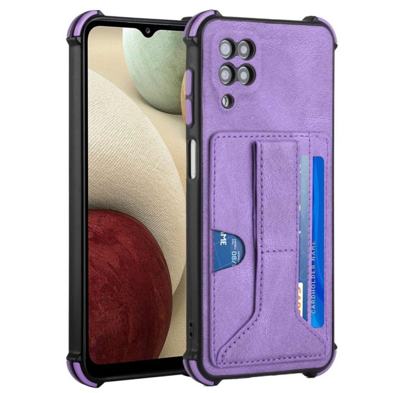 Capa Para Samsung Galaxy M12 / A12 Suporte De Couro E Porta-cartões