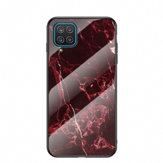 Capa Para Samsung Galaxy M12 / A12 Vidro Temperado De Cor Premium