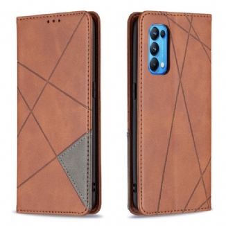 Capa De Celular Para Oppo Find X3 Lite Flip Estilo Do Artista