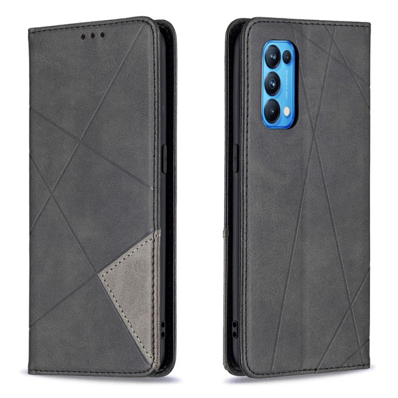 Capa De Celular Para Oppo Find X3 Lite Flip Estilo Do Artista