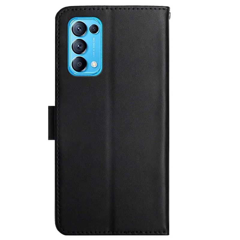 Capa Flip Para Oppo Find X3 Lite Couro Napa Genuíno