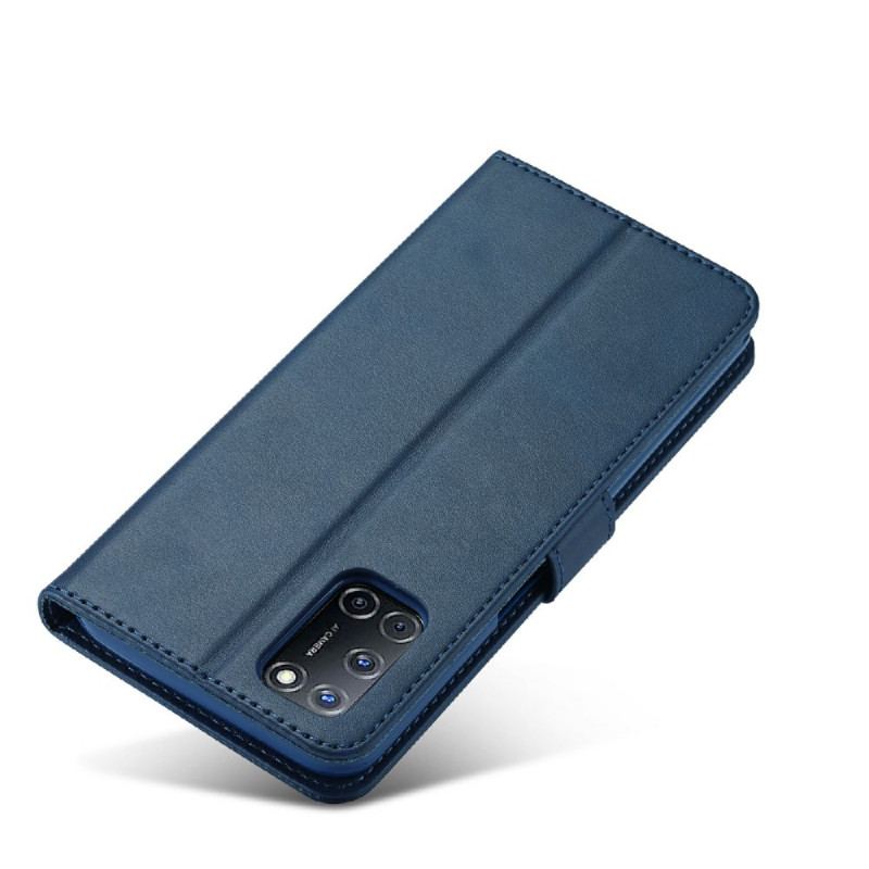 Capa Flip Para Oppo Find X3 Lite Lc.imeeke Efeito Couro