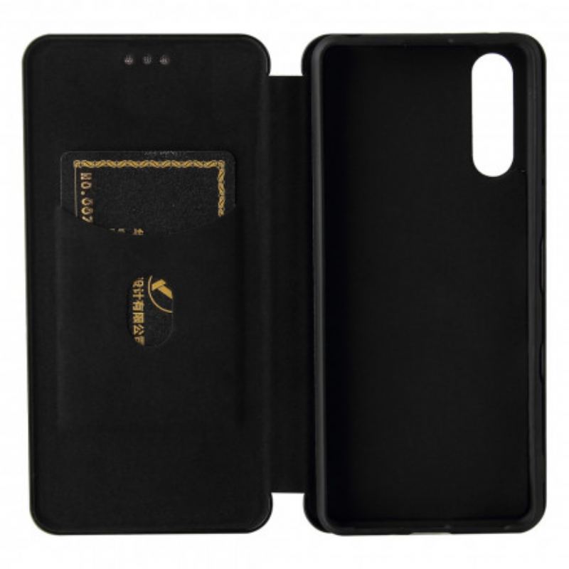 Capa De Celular Para Sony Xperia 5 III Flip Silicone De Carbono Colorido