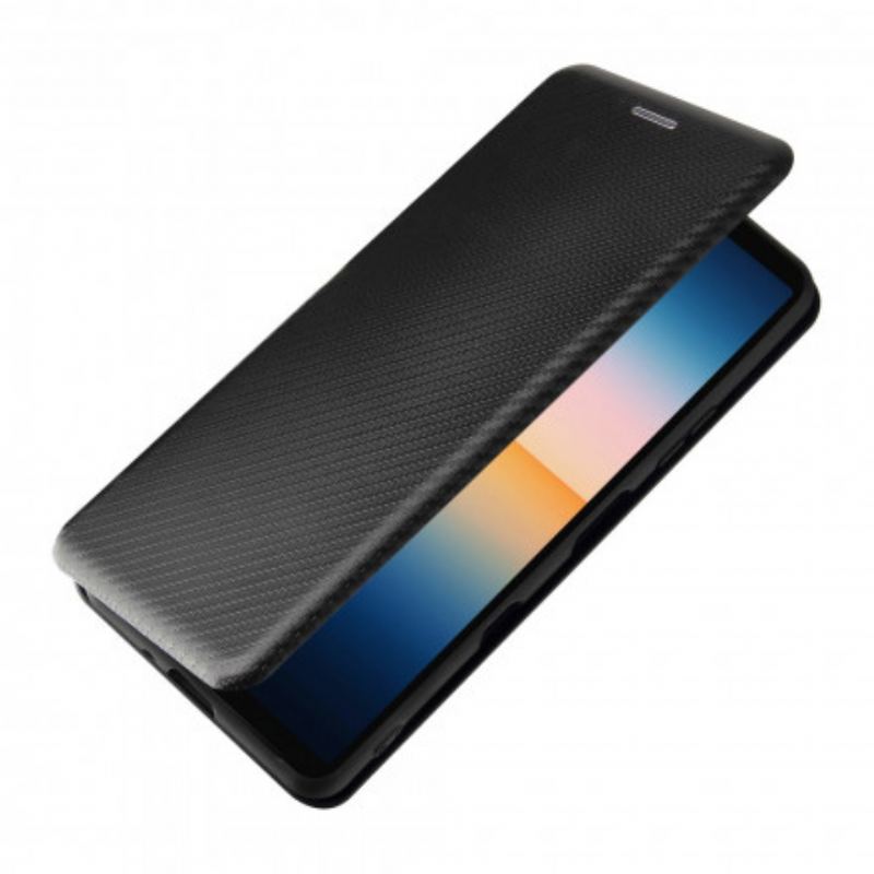 Capa De Celular Para Sony Xperia 5 III Flip Silicone De Carbono Colorido