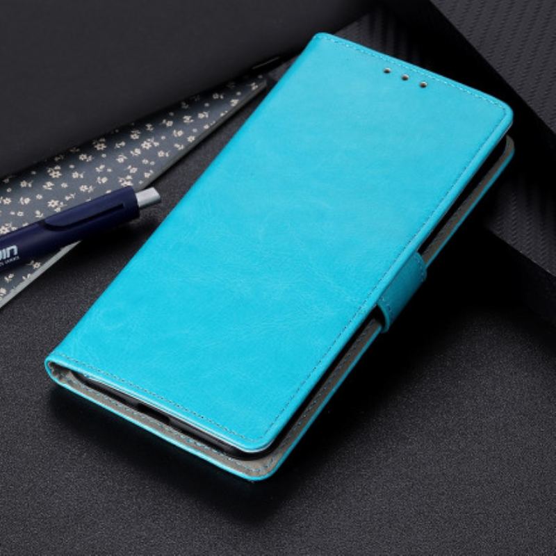 Capa Flip Para Sony Xperia 5 III Efeito Couro Clássico