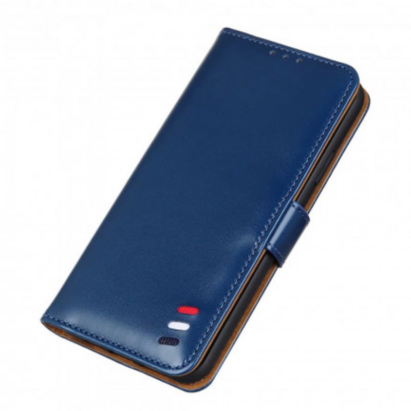 Capa Flip Para Sony Xperia 5 III Efeito Couro Tricolor