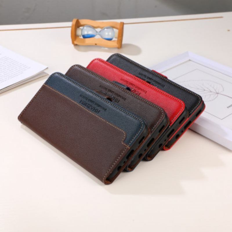 Capa Flip Para Sony Xperia 5 III Estilo Lichia Rfid Khazneh