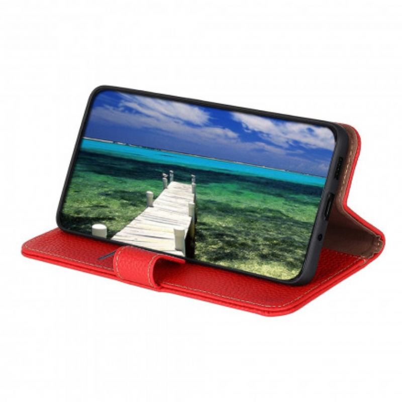 Capa Flip Para Sony Xperia 5 III Khazneh Lichia Couro