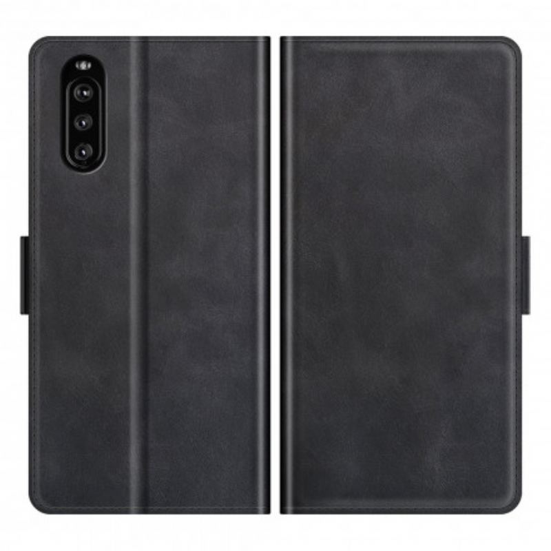 Capa Folio Para Sony Xperia 5 III Flip Aba Dupla Clássica