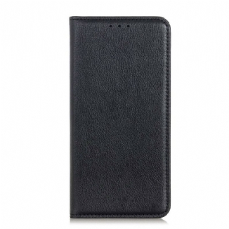 Capa De Celular Para iPhone 12 / 12 Pro Flip Negócios De Couro Rachado De Lichia