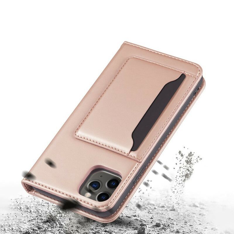 Capa De Celular Para iPhone 12 / 12 Pro Flip Suporte Para Cartão