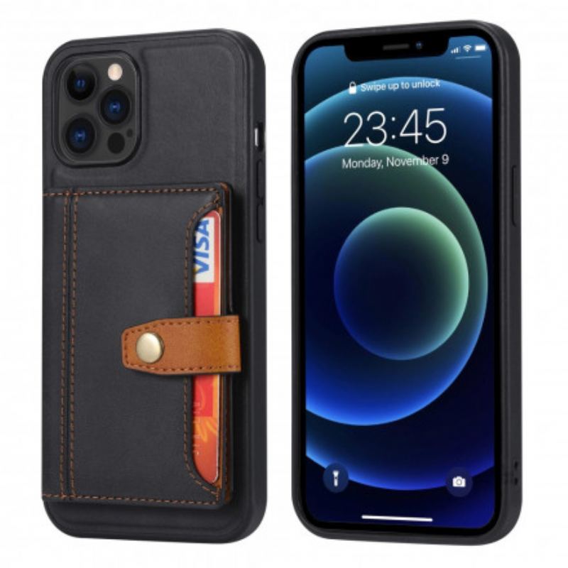 Capa De Celular Para iPhone 12 / 12 Pro Suporte Para Cartão