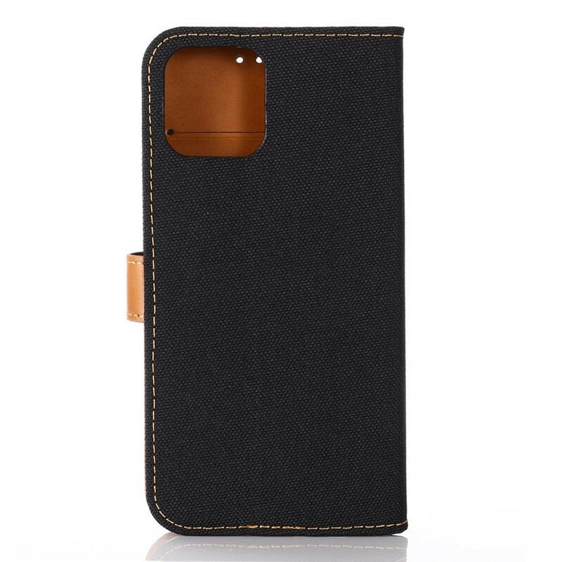 Capa Flip Para iPhone 12 / 12 Pro Jeans Clássico